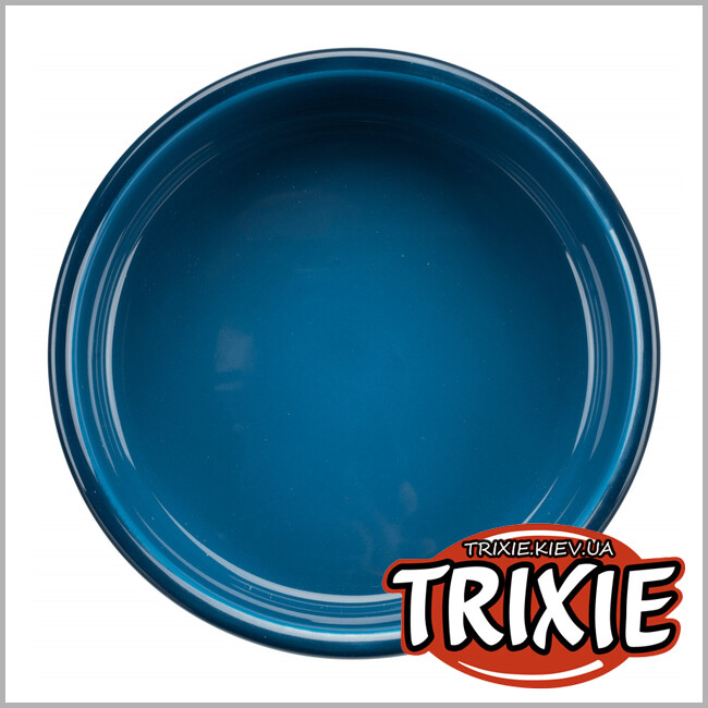ТРИКСИ Украина - Керамическая миска TRIXIE (0.3л/ø 12см,синий)