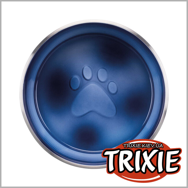 ТРИКСИ Украина - Миска из нержавеющей стали TRIXIE (1.3л/20см, цвета разные)