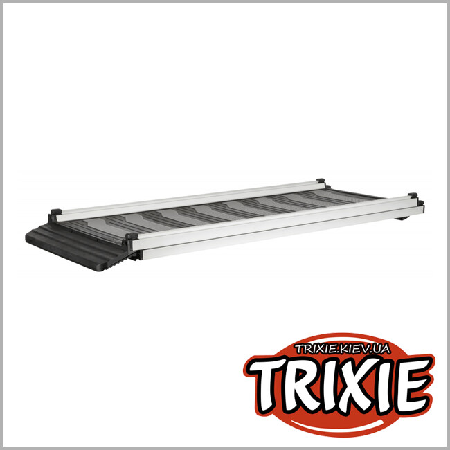 ТРИКСИ Украина - Пандус складной Petwalk-TRIXIE (40 х 102–170 см, 6,2 кг, до 100 кг, черный/серый)