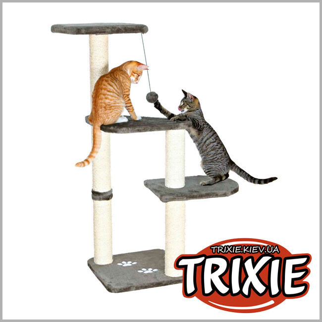 ТРИКСИ Украина - Домик дряпка Trixie Altea Scratching Post (117см. цвет: серый)