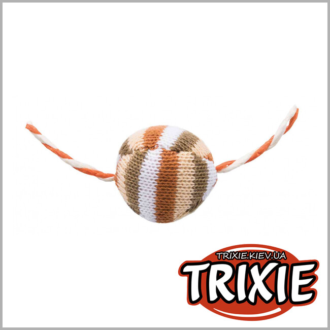 ТРИКСИ Украина - Набор вязанных мячиков TRIXIE (4 см, в уп. 2 шт, разные цвета)