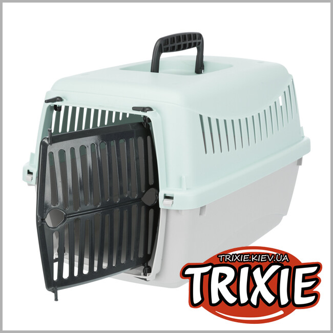ТРИКСИ Украина - Переноска Junior-TRIXIE (XS: 26х25х39см, серый/мятный)