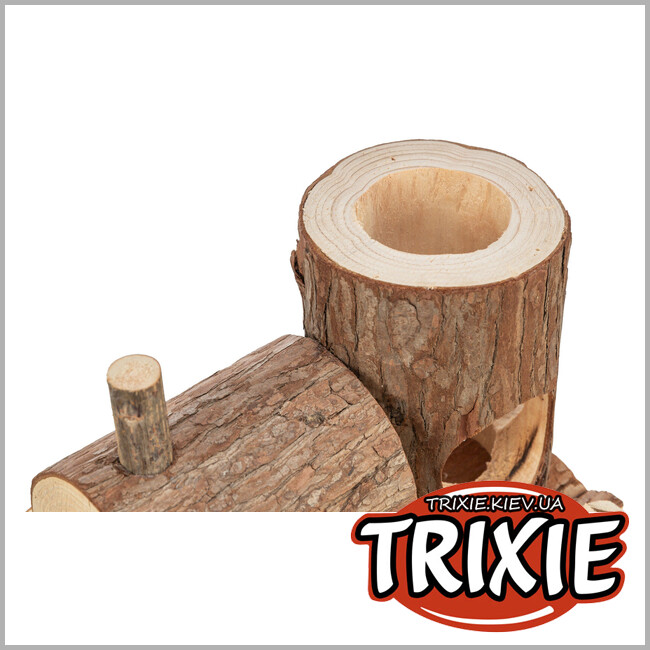 ТРИКСИ Украина - Поезд для мышей Trixie 61690 "Levin" (кора), 17х14х12см