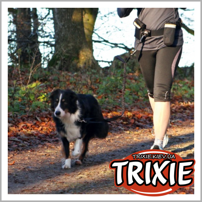 ТРИКСИ Украина - Hands Free для бега с собакой Trixie Hands Free (ремень 60---120 см / поводок 100---135см)