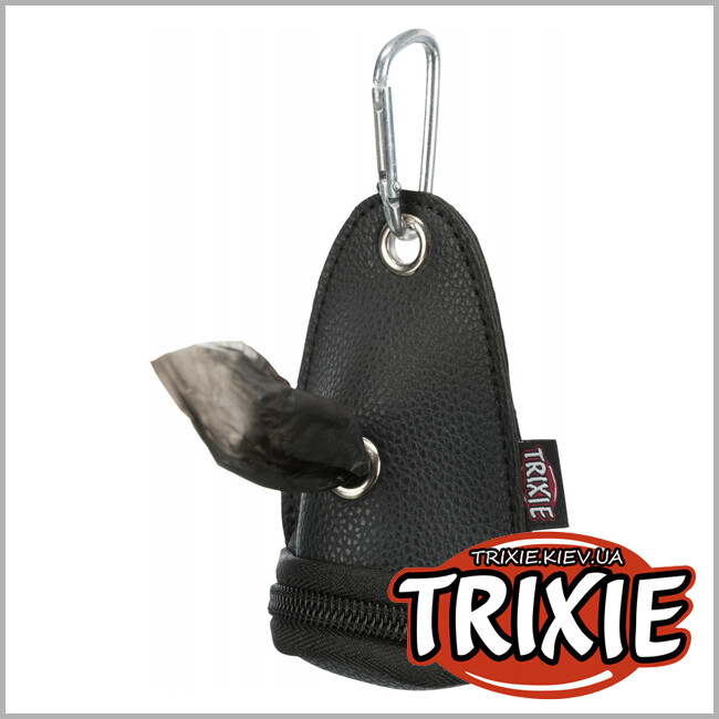 ТРИКСИ Украина - Диспенсер для пакетов Trixie (искусственная кожа (полиэстер) 1 рулон по 20 пакетов )