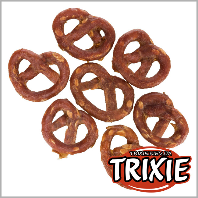 ТРИКСИ Украина - Лакомство для собак Trixie 31656 Mini Pretzels с курицей 100г