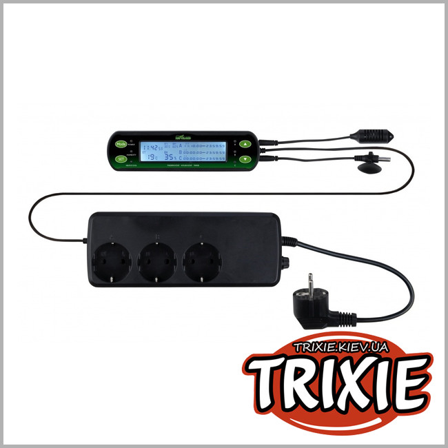 ТРИКСИ Украина - Цифровой термостат/гигростат для террариума TRIXIE