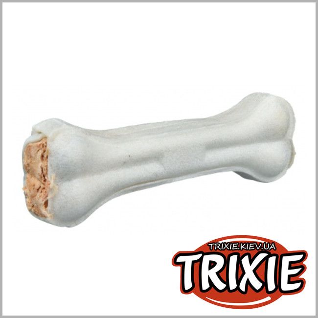 ТРИКСИ Украина - Косточки с наполнением для собак Trixie Denta Fun (утка 15см 1шт / 90g)