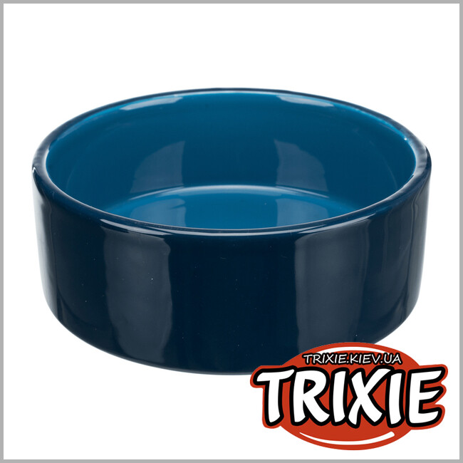 ТРИКСИ Украина - Керамическая миска TRIXIE (0.8 л/ø 16см,синий)