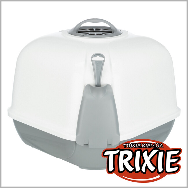 ТРИКСИ Украина - Угловой туалет для котов Trixie Maro (с лопаткой 43*52*60см)