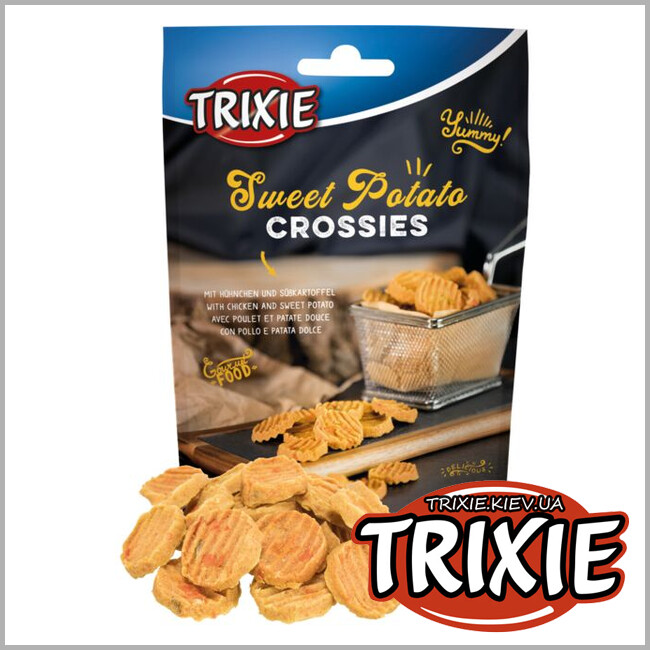 ТРИКСИ Украина - Лакомство для собак Sweet Potato Crossies TRIXIE (100 г)