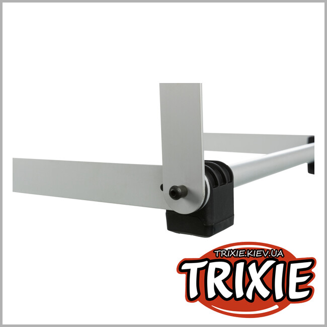 ТРИКСИ Украина - Лесница TRIXIE д/животных (4 ступени,алюминий/пластик/резина)