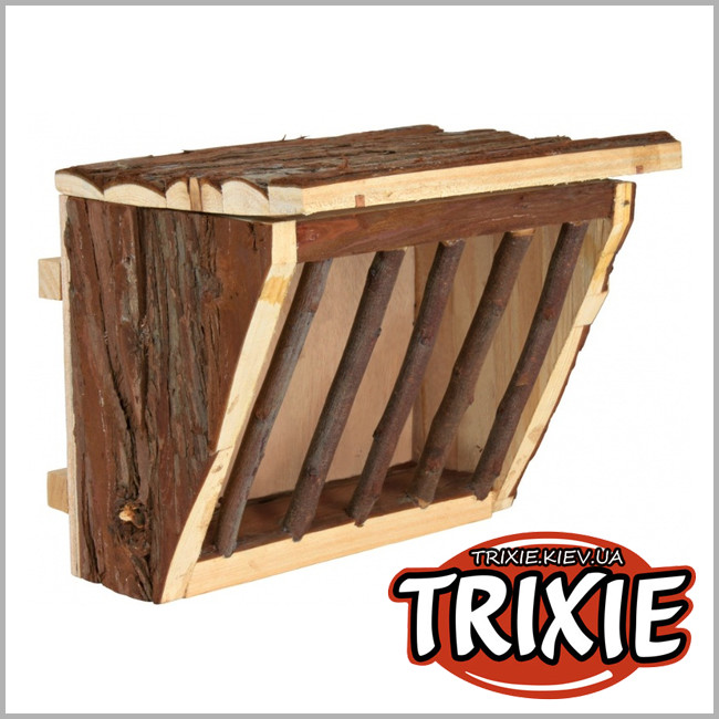 ТРИКСИ Украина - Деревянная кормушка для грызунов TRIXIE