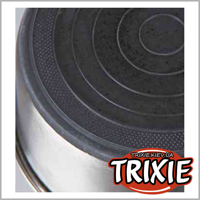 ТРИКСИ Украина - Миска на резиновом основании для собак TRIXIE (нескользящая 2,5л/24см)