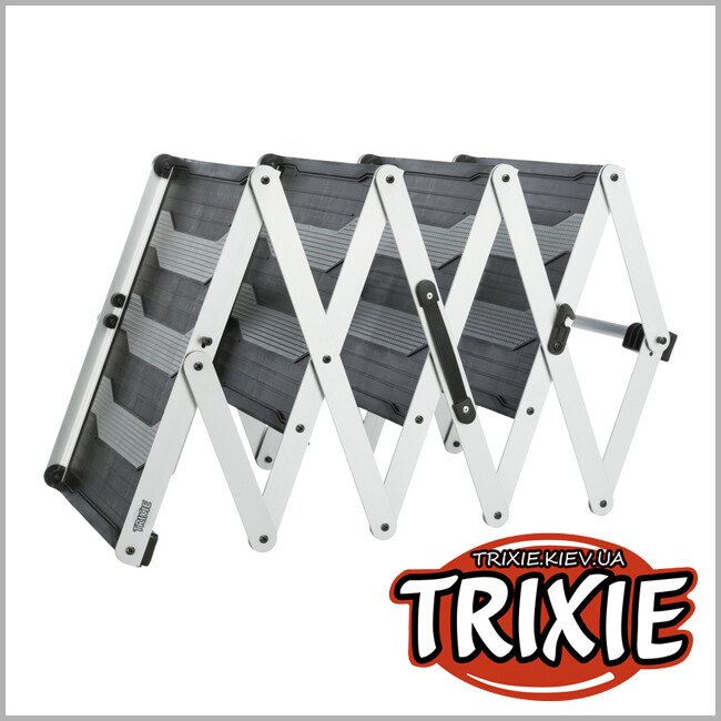 ТРИКСИ Украина - Лесница TRIXIE д/животных (4 ступени,алюминий/пластик/резина)