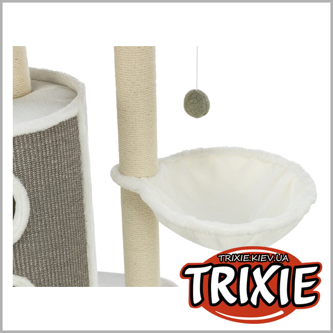 ТРИКСИ Украина - Домик-драпак Trixie 44468 "Dante", 86см, белый/зеленый/серый