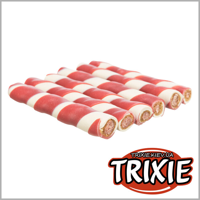 ТРИКСИ Украина - Рулет наполненный жевательный для собак Trixie 27647 10 см утка