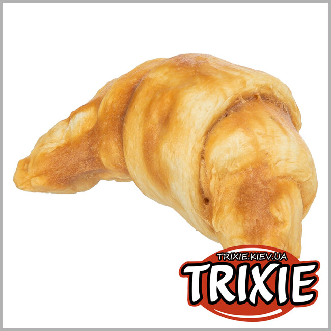 ТРИКСИ Украина - Круассан для собак Trixie Denta Fun (коллаген/курица), 8см, 2шт/80гр