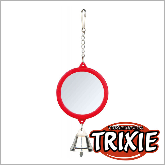 ТРИКСИ Украина - Зеркало с колокольчиком для птиц TRIXIE (Размер: 5.5см)