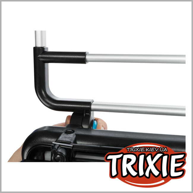 ТРИКСИ Украина - Дополнение к решетке TRIXIE в авто#13201 (92х27х4см, серебо/черный)
