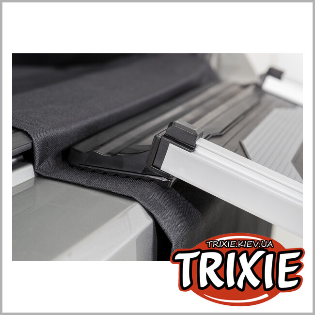 ТРИКСИ Украина - Трап складной TRIXIE (3 ступени, 40х78-175, 6.8кг, черный/серый)