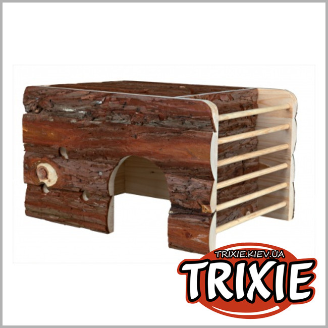 ТРИКСИ Украина - Деревянный домик для грызунов TRIXIE - Ila (Размер: 40х25х29см)