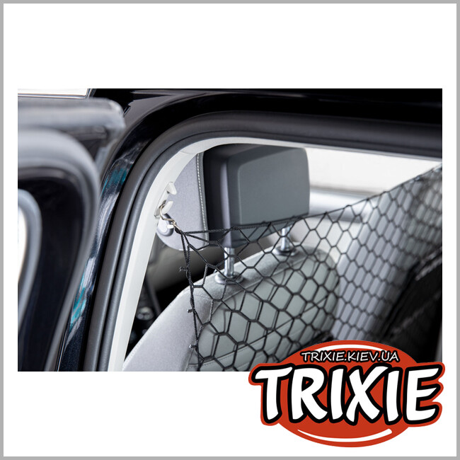 ТРИКСИ Украина - Автомобильная сетка-разделитель Trixie 1312 от животных, 120-100 см, черный