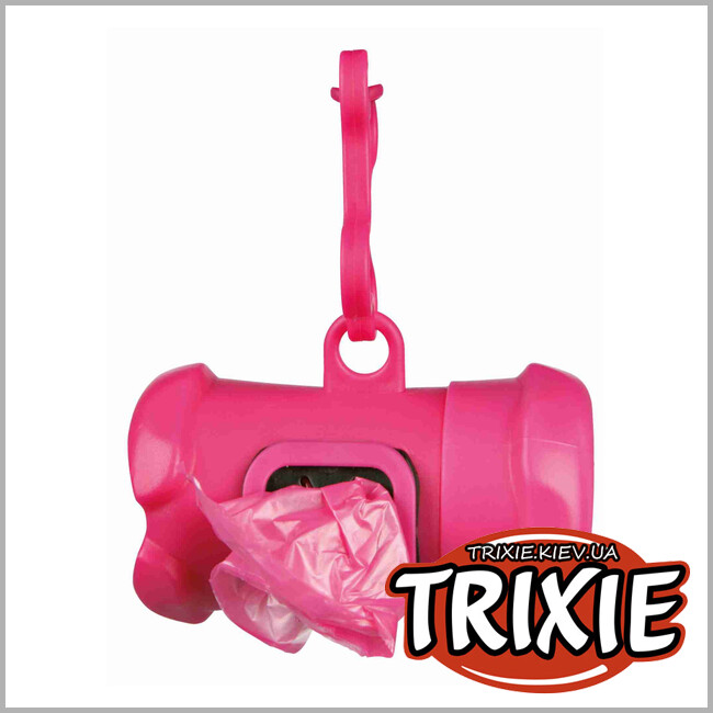 ТРІКСІ Україна - Контейнер та пакети з ручками Trixie Dog Dirt Bag (+ пакети 15шт М)