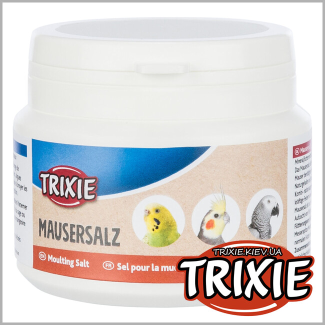 ТРИКСИ Украина - Соль мультивитаминная Trixie 50181 для птиц "Molting salt", 150 гр