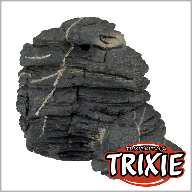 ТРИКСИ Украина - Черный камень для рыб TRIXIE (Размер: 15 см)