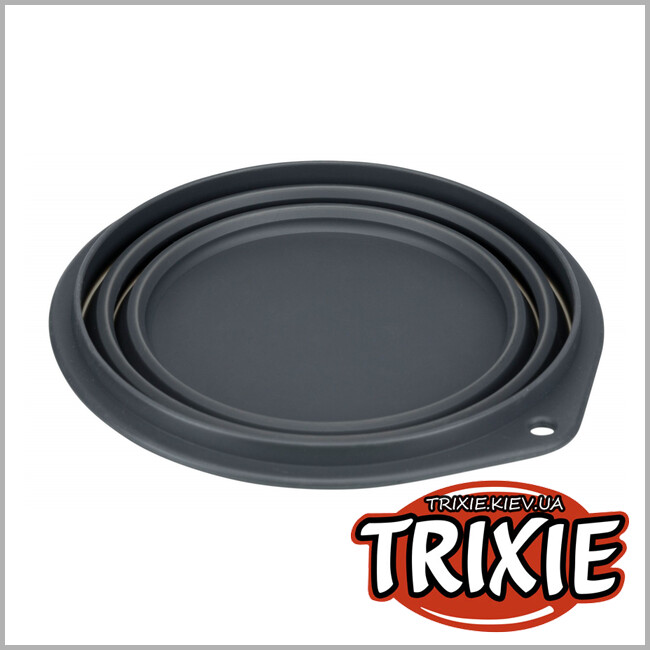 ТРИКСИ Украина - Миска дорожная для собак TRIXIE (Размер: 1л/18см)