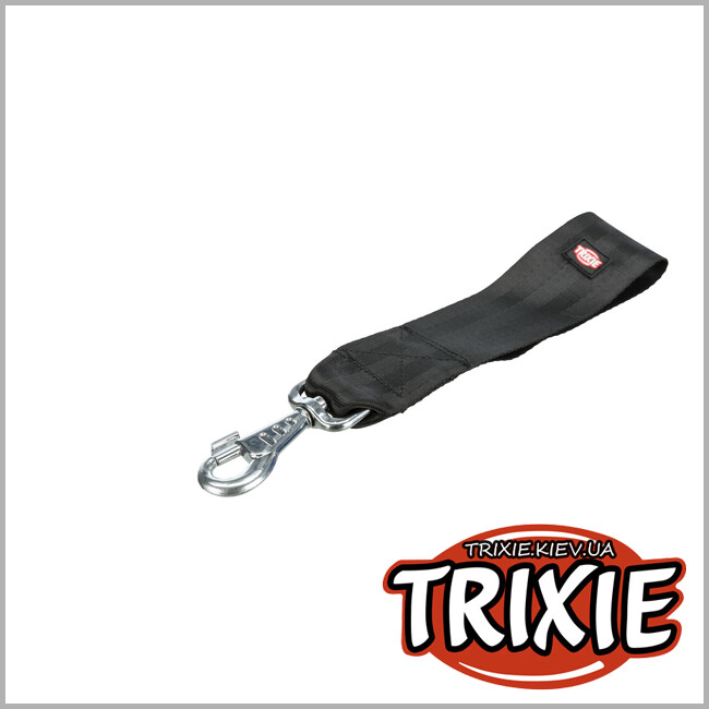 ТРИКСИ Украина - Универсальный авто ремень Trixie 12773 безопасности для животных, 30см/45мм, черный