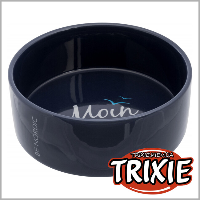 ТРИКСИ Украина - Миска BE NORDIC Ceramic Bowl (керамика 0.8 L / 16см темно-синий)