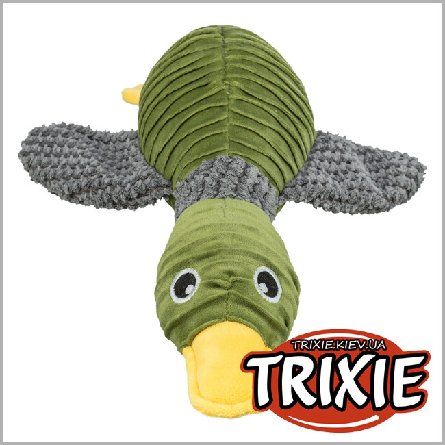 ТРИКСИ Украина - Игрушка "Утка" для животных Trixie 36097 (переработанный плюш), 40см