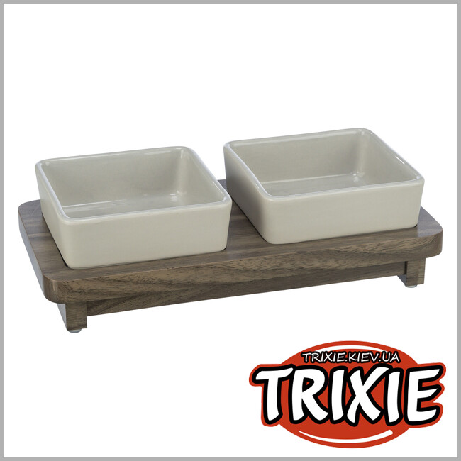 ТРИКСИ Украина - Набор мисок CityStyle Trixie 24823, керамика/МДФ