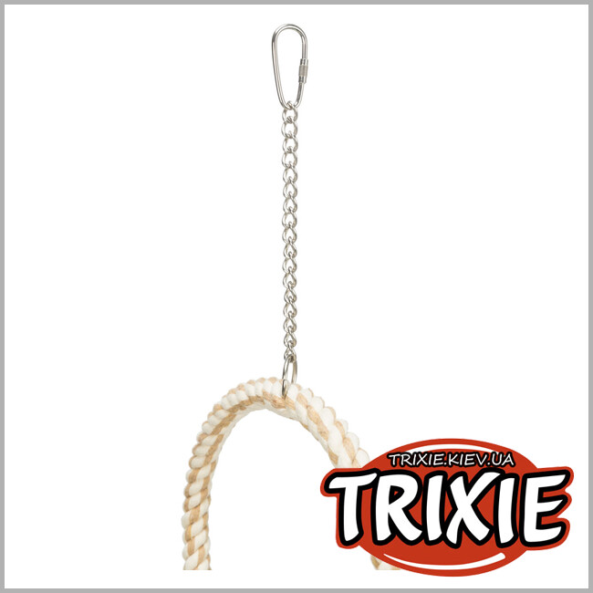 ТРИКСИ Украина - Кольца Trixie 51690 из каната, подвесные, 16см