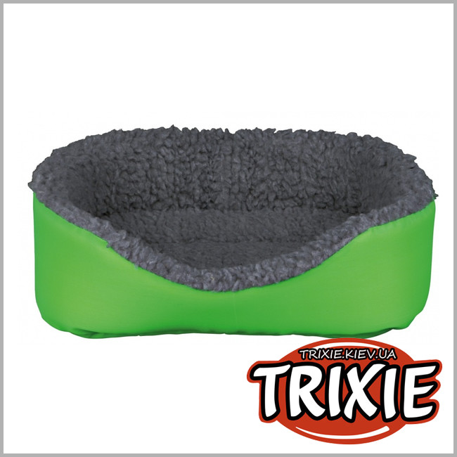 ТРИКСИ Украина - Лежак для грызунов TRIXIE (35 × 28 см. Цвет: серый/зеленый)