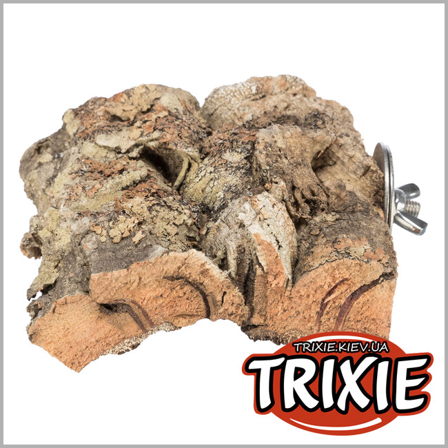 ТРИКСИ Украина - Площадка для грызунов Trixie 58041 с винтовой крепью (пробка), 8х12см