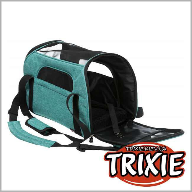 ТРИКСИ Украина - Сумка переноска для котов Trixie Madison (19*28*42см зеленая)