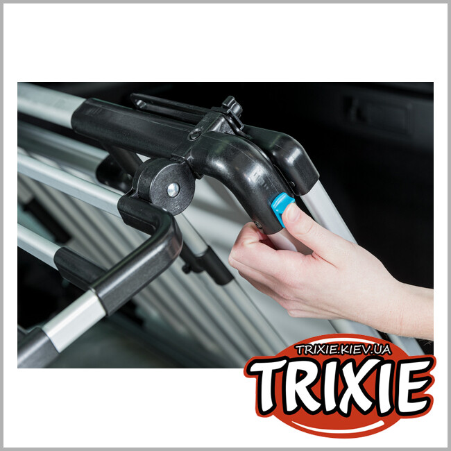 ТРИКСИ Украина - Дополнение к решетке TRIXIE в авто#13201 (92х27х4см, серебо/черный)