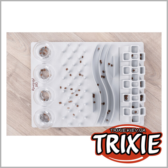 ТРИКСИ Украина - Развивающая игрушка для кошки TRIXIE - Забава (30 × 40 см, цвет: светло-серый)