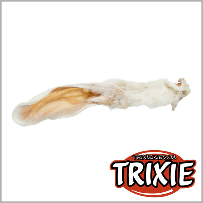 ТРИКСИ Украина - Кроличьи ушки сушеные с мехом Trixie Rabbit Ears (500 гр)