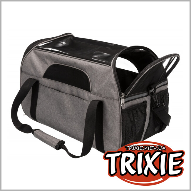ТРИКСИ Украина - Сумка-переноска Ethan-TRIXIE (25х33х50 см, серый)