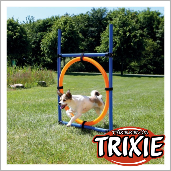 ТРИКСИ Украина - Сборный барьер-круг для собак TRIXIE (115 × 3 х 65 см)