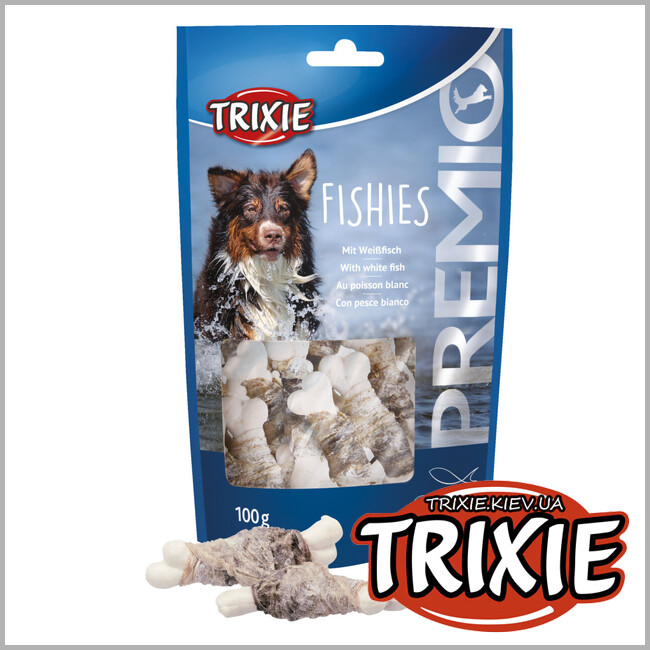 ТРИКСИ Украина - Лакомство для собак Trixie 31599 PREMIO Fishies рыба 100г