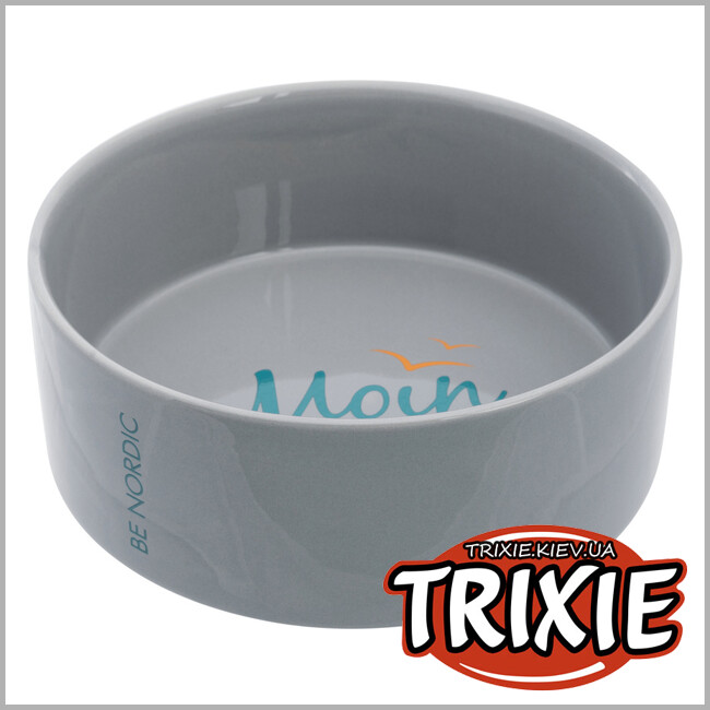 ТРИКСИ Украина - Миска BE NORDIC Ceramic Bowl (керамика 1.4L/20см серый)