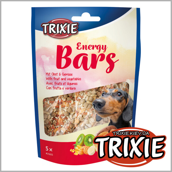 ТРИКСИ Украина - Энергетические батончики Trixie Energy Bars (овощами/фруктами/курицей 84g)