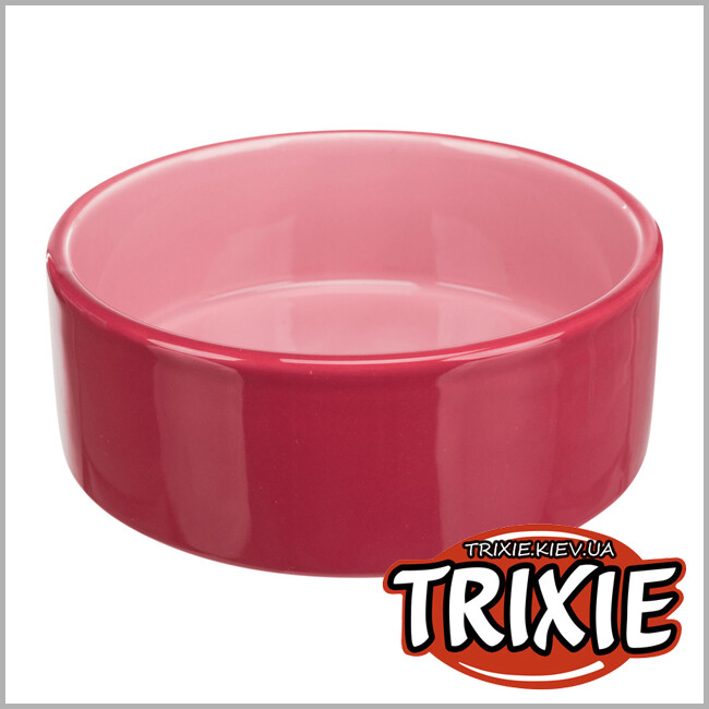 ТРИКСИ Украина - Миска TRIXIE (керамика 0.8 l/ø 16cm, розовый)