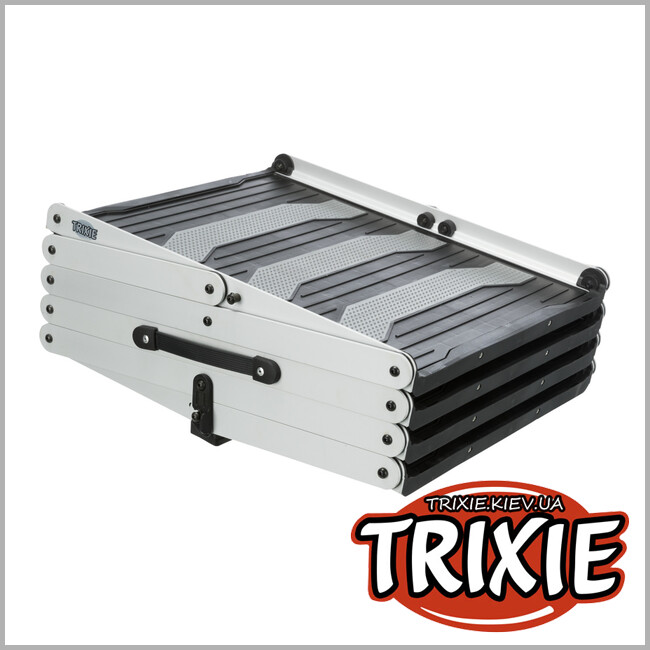 ТРИКСИ Украина - Лесница TRIXIE д/животных (4 ступени,алюминий/пластик/резина)