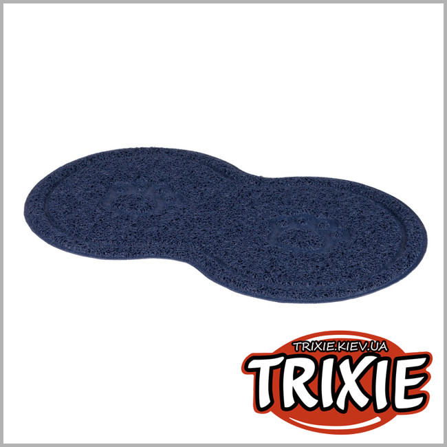 ТРИКСИ Украина - Коврик под миску TRIXIE (PVC не скользит 46*26cm темно-синий)